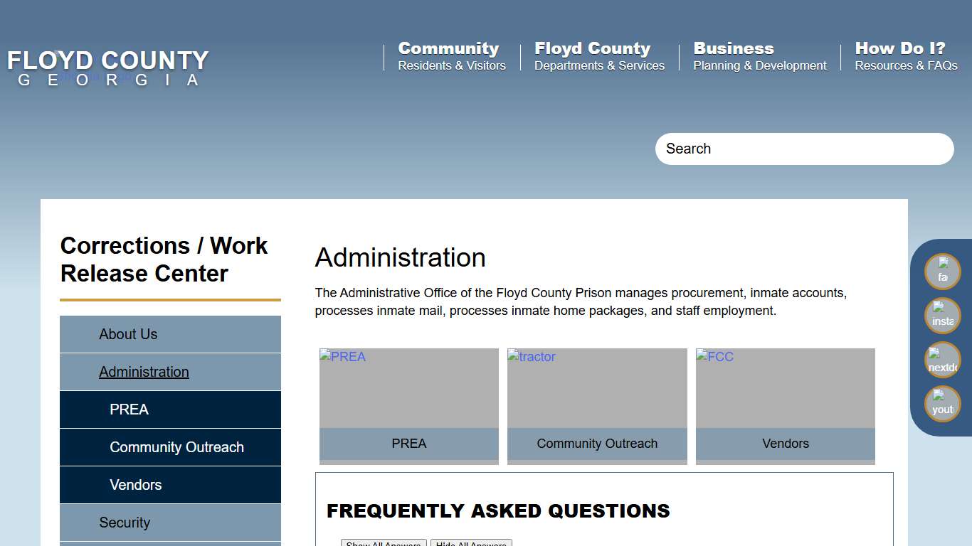 Administration | Floyd County Georgia